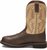 Side view of Justin Original Work Boots Mens Superintendent Creme WP